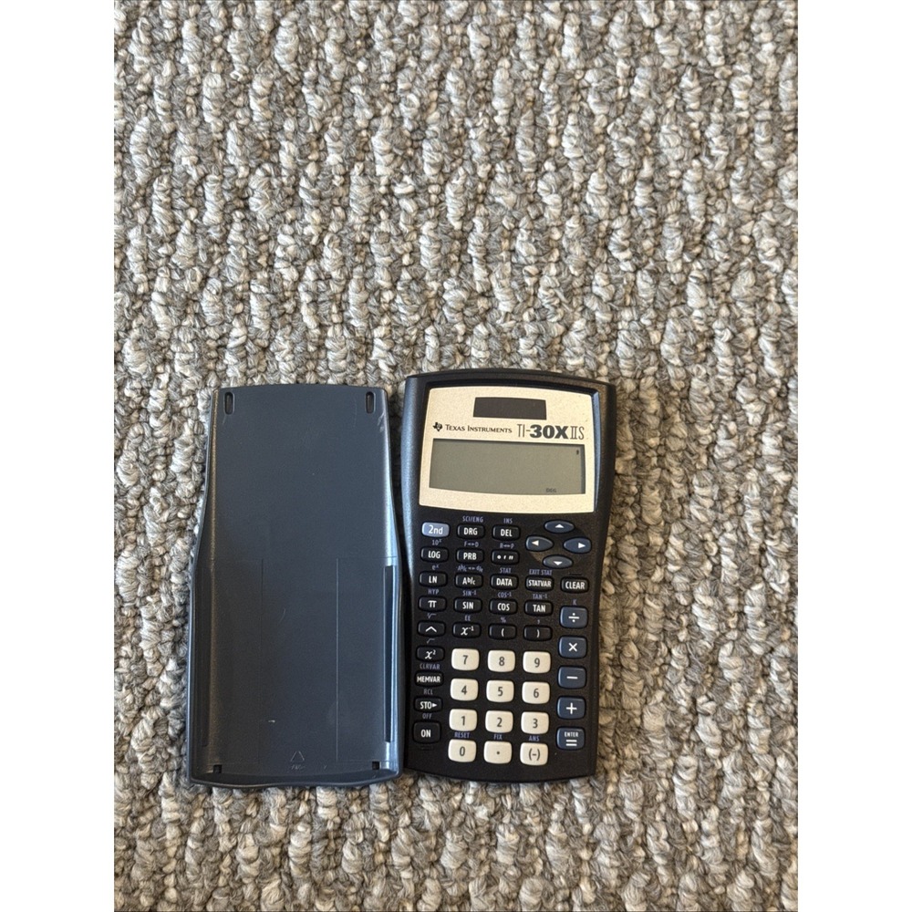Texas Instruments TI-30X‎ IIS Calculator w/Cover Blue/Black | TESTED